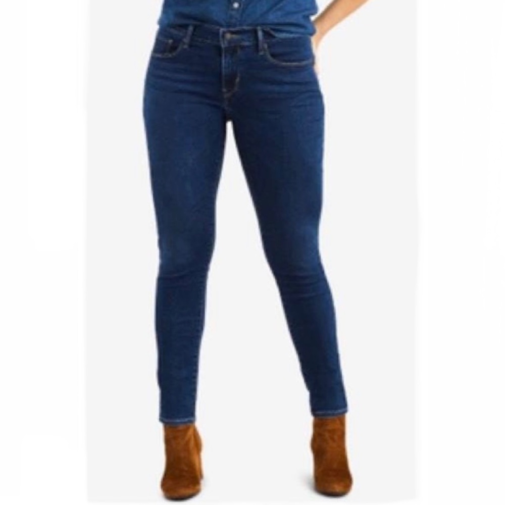 Levi's 529 Curvy Skinny Leg Dark Wash Jeans sz 10